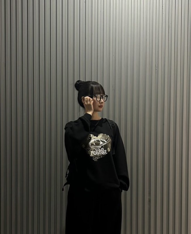 着用モデル：158cm/Mサイズ