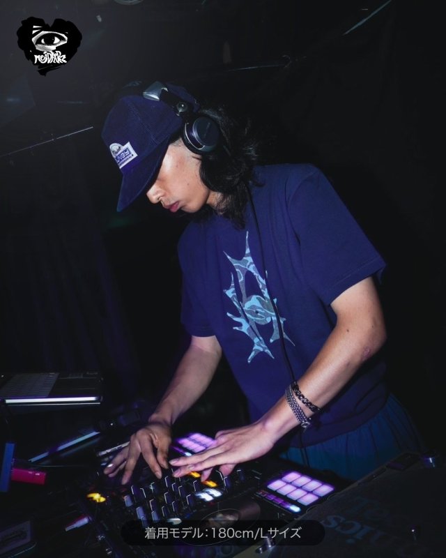 画像5: N  logo  camo  tee【ネイビー】 (5)